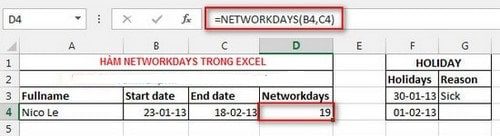 Hàm cơ bản trong excel